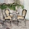 Flash Furniture Cannes Thonet French Bistro Stacking Chair, Natural PE Cane Rattan and Black Aluminum Frame, 4PK 4-SDA-AD642110-1-NAT-BK-GG - alternate 6